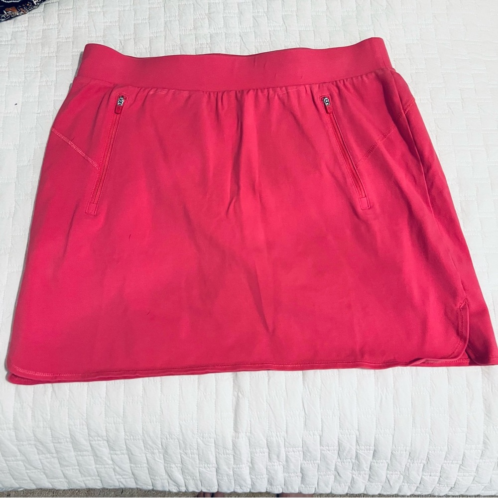 Talbots Vibrant Pink Cotton Skort